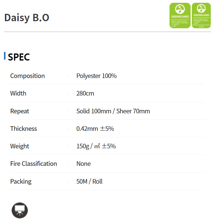 DaisyBO spec