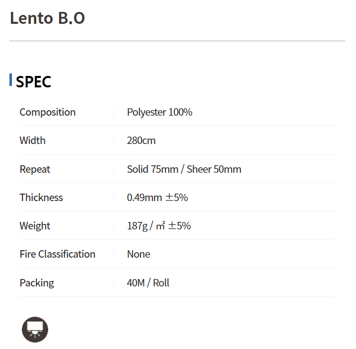 LentoBO spec