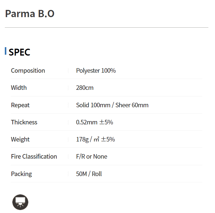 ParmaBO spec